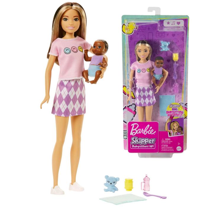 Mu eca Barbie Skipper Canguro Con Bebe Hjy32 Mattel