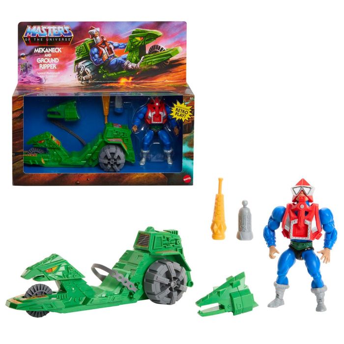 Mattel Masters Of The Universe Set Figura 14 Cm Con Vehículo HKM62
