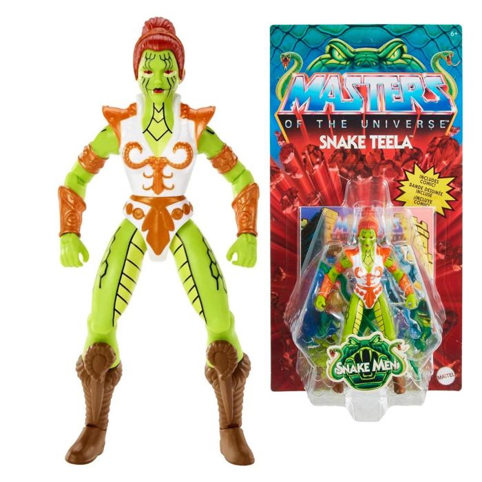 Figura Origins Snake Teela Motu Hkm73 Mattel 0 Figura Origins Snake Teela Motu Hkm73 Mattel 0
