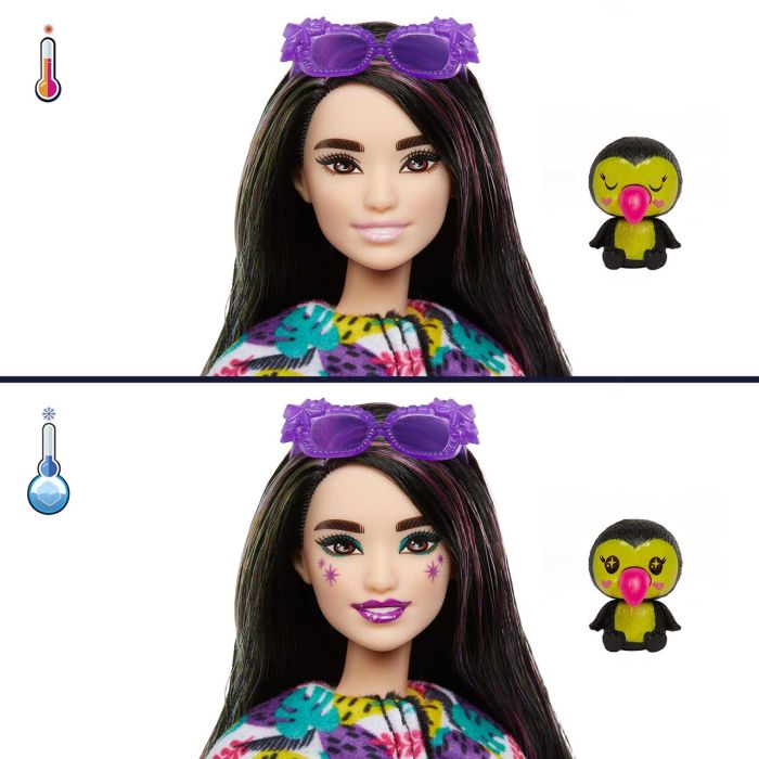 Barbie Cutie Reveal Amigos Jungla Tucán Hkr00 Mattel 3