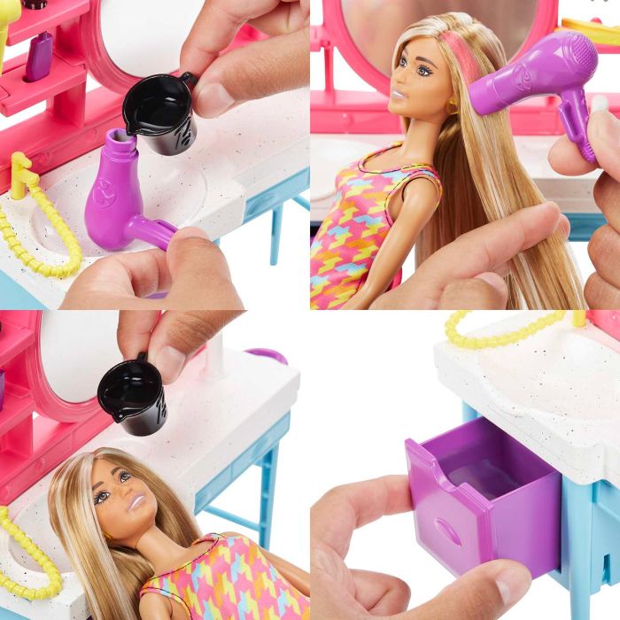 Barbie Totally Hair Set De Juego Hkv00 Mattel 4
