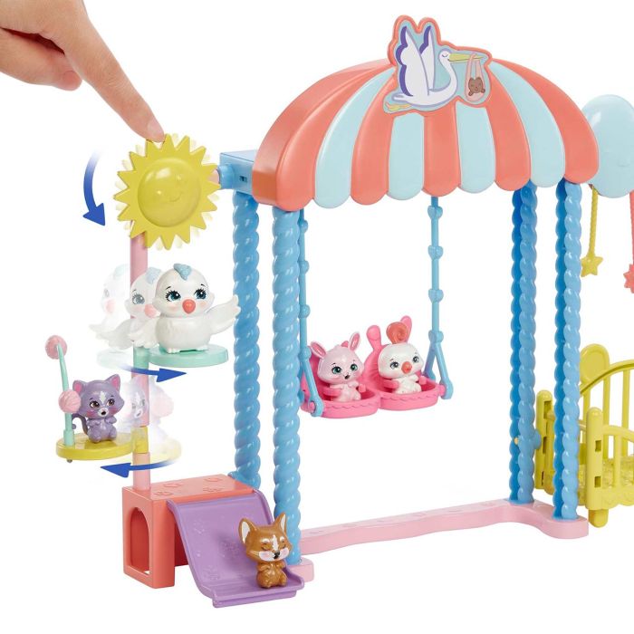 Muñeca Enchantimals Baby Bff Guardería Starley Stork Hlh23 4 Muñeca Enchantimals Baby Bff Guardería Starley Stork Hlh23 4