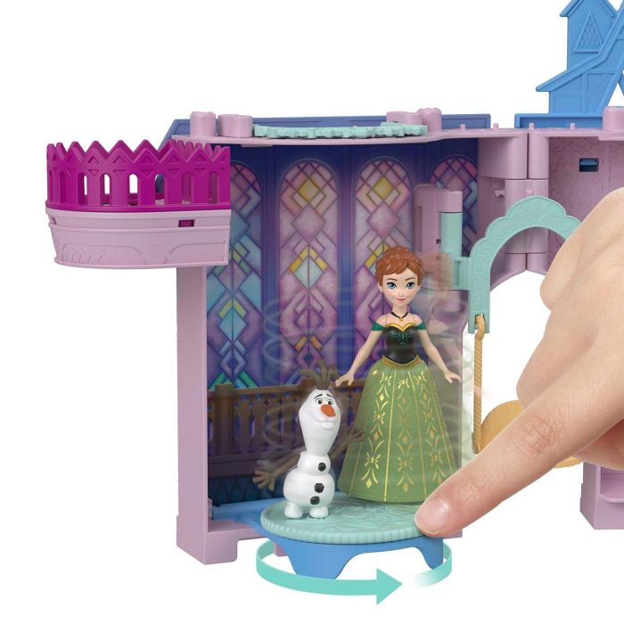 Muñecas Minis Castillo De Anna Hlx02 Disney Frozen 4