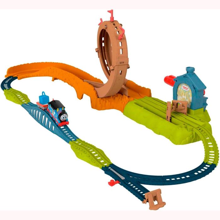 Pista Super Loop Lanza Thomas & Friends Hmb93 Fisher Price 1 Pista Super Loop Lanza Thomas & Friends Hmb93 Fisher Price 1
