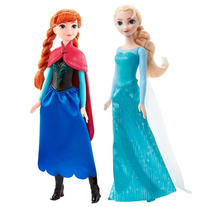 Muñeca Frozen Elsa Y Anna Hmj41 Disney Frozen 4