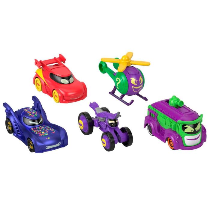 Batwheels Confetti Pack 5 Coches Hml21 Fisher Price 2