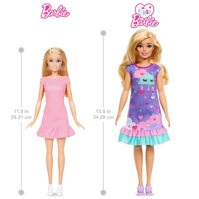 Muñeca Barbie My First Barbie Pelo Rubio Hmm66 Mattel 4