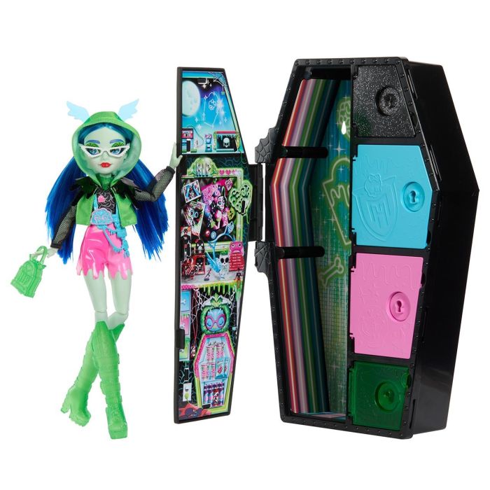 Monster High Skulltimate Secrets Neon Ghoulia Hnf81 Mattel 1