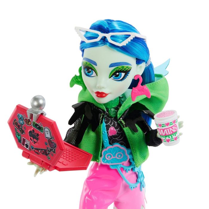 Monster High Skulltimate Secrets Neon Ghoulia Hnf81 Mattel 2