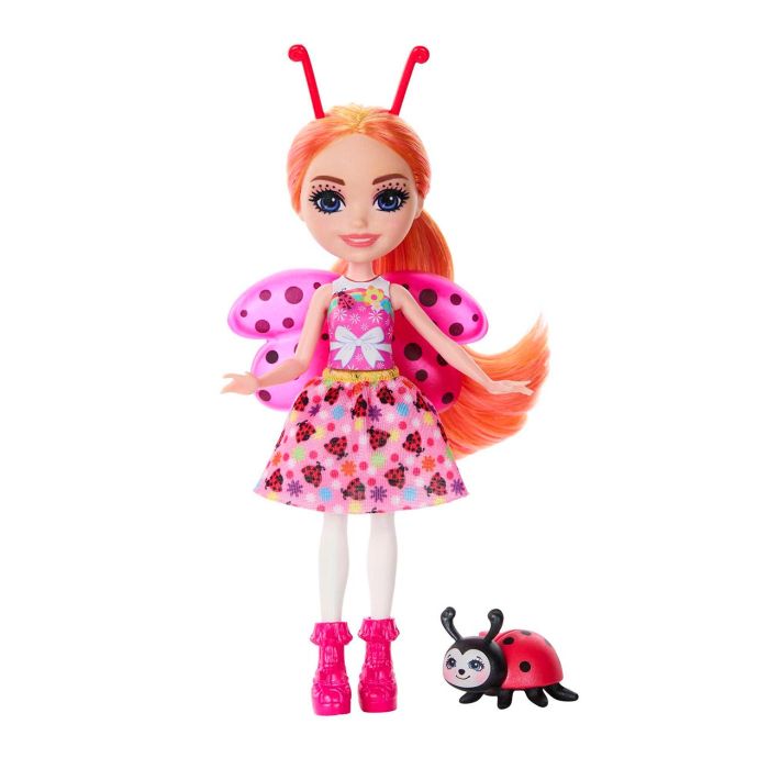 Muñeca Enchantimals Ladybug Hnt57 Mattel 1