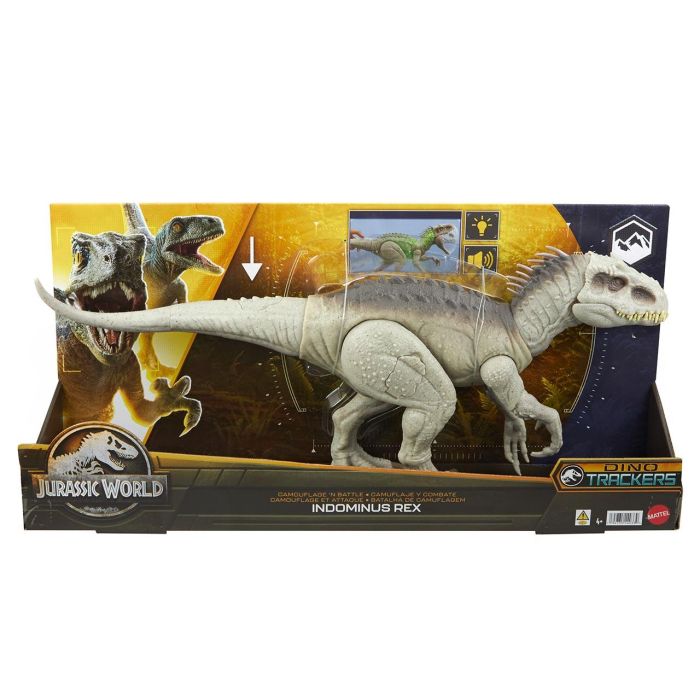 Camufla Y Conquista Indominus Rex Jurassic W. Hnt63 Mattel 4