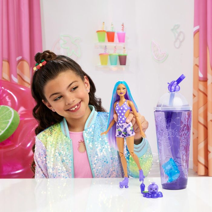 Barbie Pop! Reveal Serie Frutas Uvas Hnw44 Mattel 4