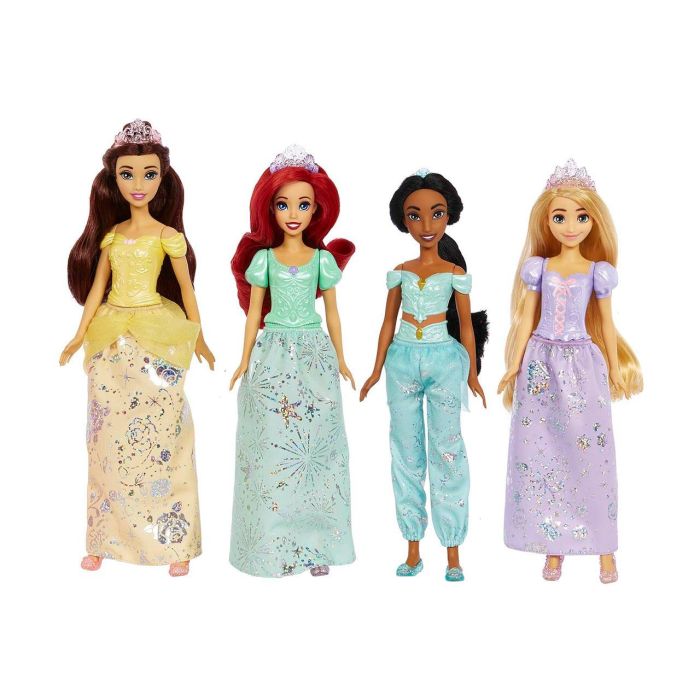 Pack 4 Muñecas Princesas De Moda Hnx09 Disney Princess