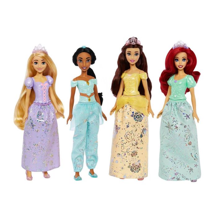 Pack 4 Muñecas Princesas De Moda Hnx09 Disney Princess 4