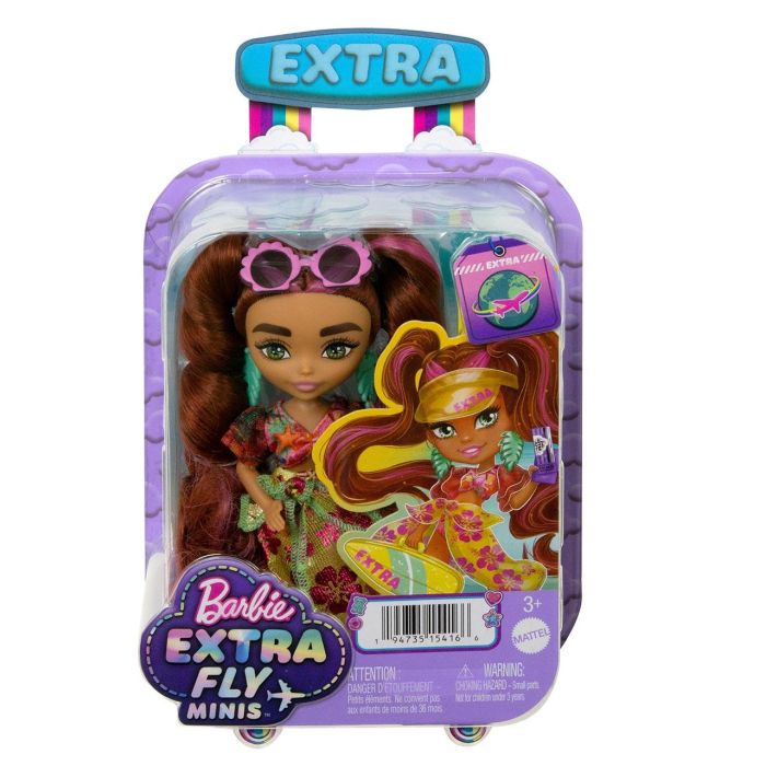 Muñeca Barbie Extra Fly Minis Beach Fashion Hpb18 Mattel 4
