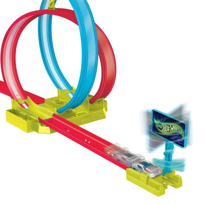 Hot Wheels Neon Speeders Looping Rayo Laser Hpc05 Mattel 1
