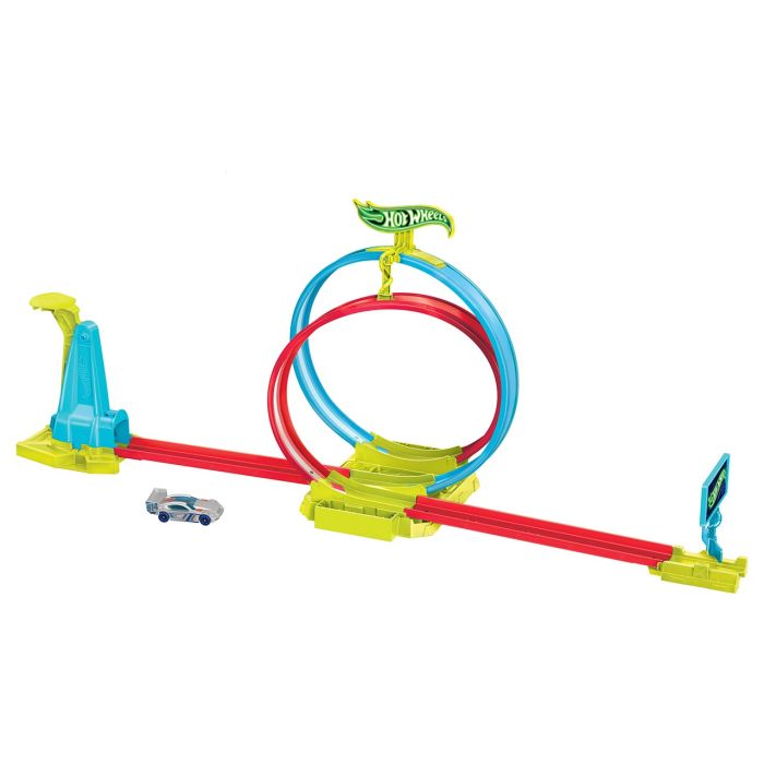 Hot Wheels Neon Speeders Looping Rayo Laser Hpc05 Mattel 3