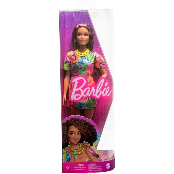 Muñeca Barbie Fashionista Con Pelo Rizado Hpf77 Mattel 1