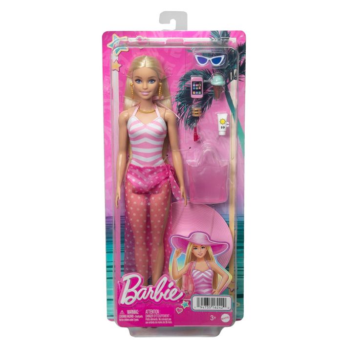 Muñeca Barbie The Movie Día De Playa Hpl73 Mattel 1