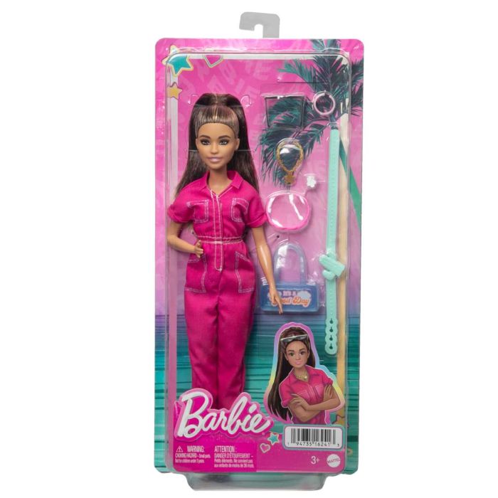 Muñeca Barbie The Movie Mono Rosa Hpl76 Mattel 5