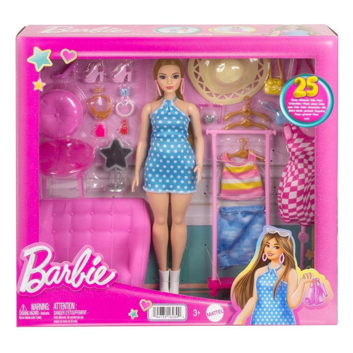 Muñeca Barbie Estilista Con Armario Hpl78 Mattel 6