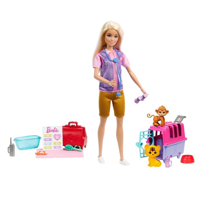 Muñeca Barbie Tú Puedes Ser Rescatadora Hrg50 Mattel 1