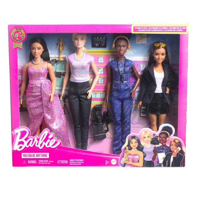Pack 4 Muñecas Barbie Mujeres Del Cine Hrg54 Mattel 1 Pack 4 Muñecas Barbie Mujeres Del Cine Hrg54 Mattel 1
