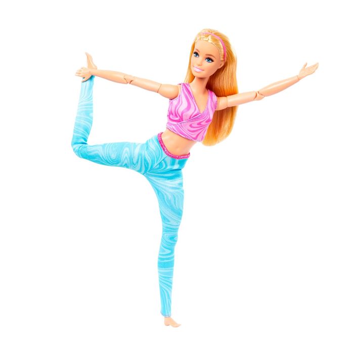 Muñeca Barbie Yoga Made To Move Rubia Hrh27 Mattel 1