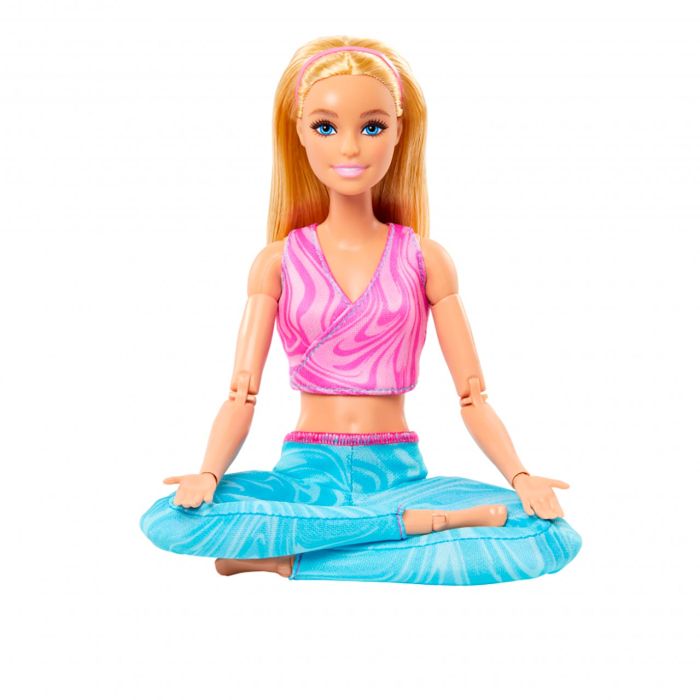 Muñeca Barbie Yoga Made To Move Rubia Hrh27 Mattel 3