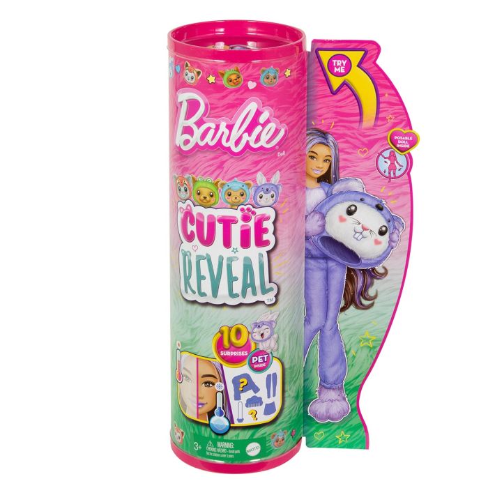 Barbie Cutie Reveal Disfraces Conejo Koala Hrk26 Mattel 3