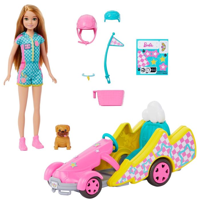 Barbie Stacie Al Rescate Muñeca Con Kart Hrm08 Mattel 1
