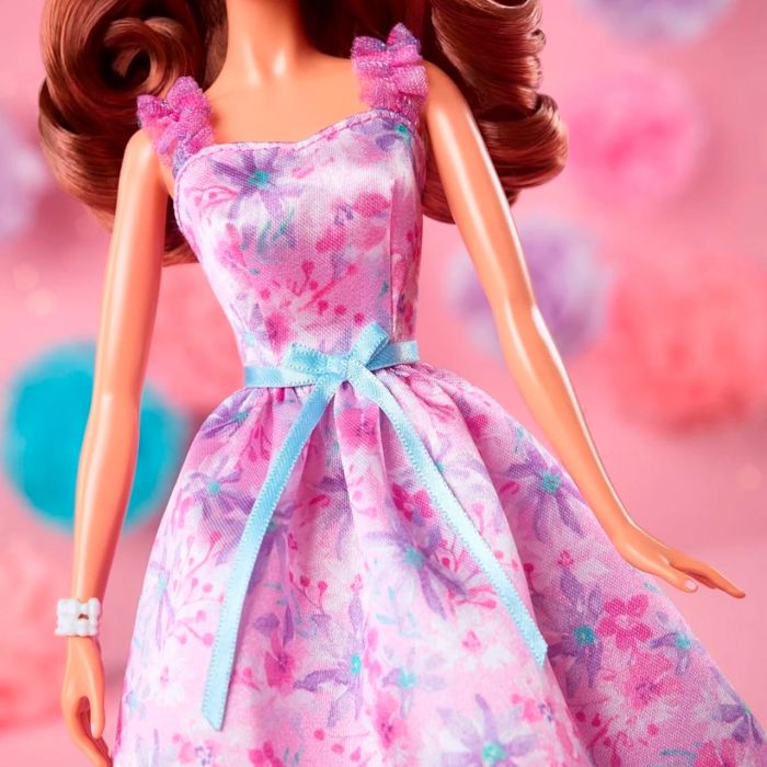 Muñeca Barbie Morena Deseos De Cumpleaños Hrm54 Mattel 2