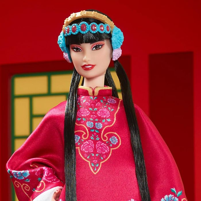 Muñeca Barbie Signature Año Nuevo Lunar 2024 Hrm57 Mattel 3
