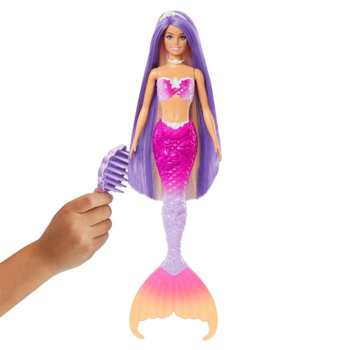 Muñeca Barbie Malibú Sirena Cambia De Color Hrp97 Mattel 3