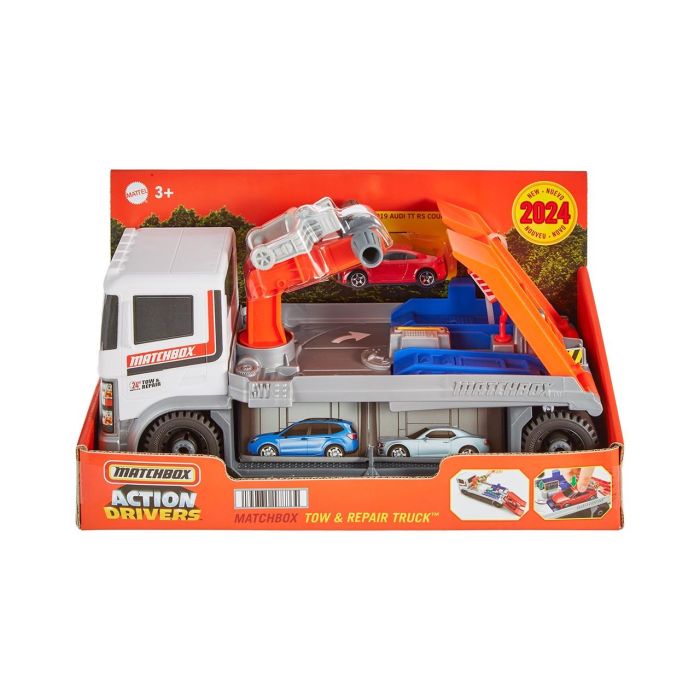 Action Drivers Camión Grúa Matchbox Hry43 Mattel 1