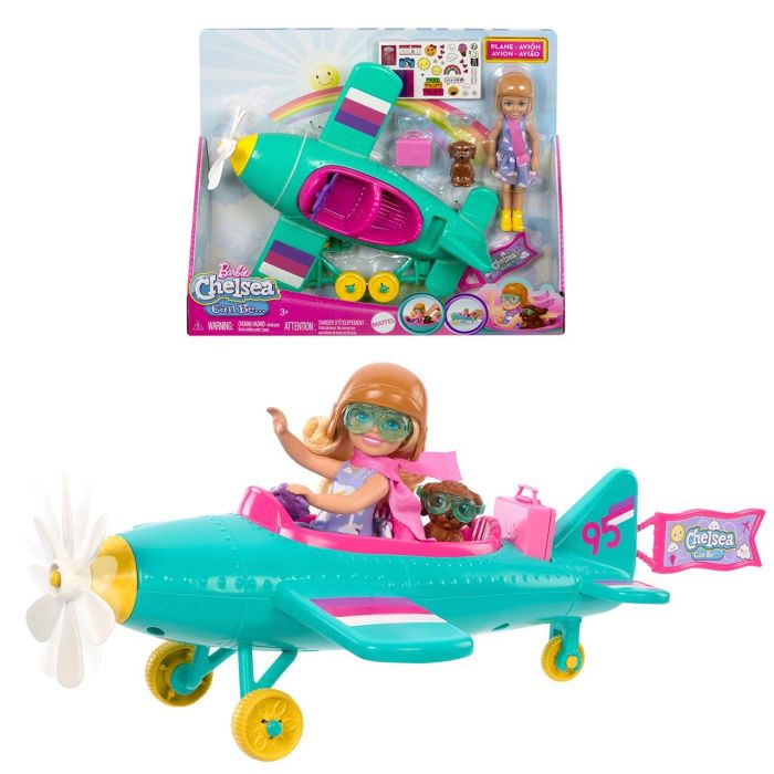 Muñeca Barbie Chelsea Tú Puedes Ser Aviadora Htk38 Mattel