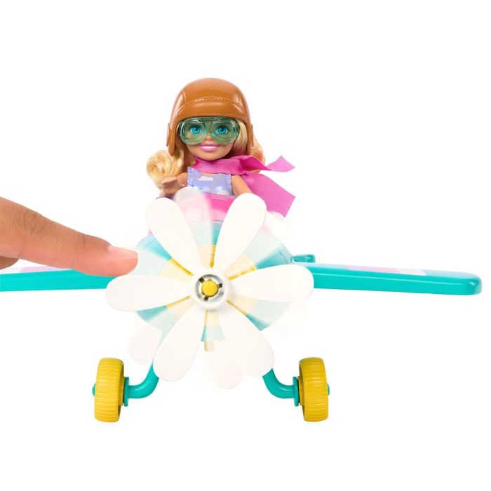 Muñeca Barbie Chelsea Tú Puedes Ser Aviadora Htk38 Mattel 2