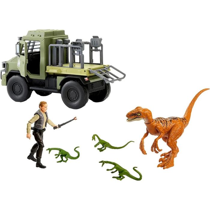 Pack Expedición Isla Sorna Jurassic World Htp63 Mattel