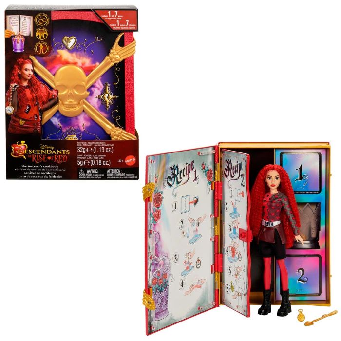 Muñeca Surprise Reveal Red Hwh95 Disney Descendants 1 Muñeca Surprise Reveal Red Hwh95 Disney Descendants 1