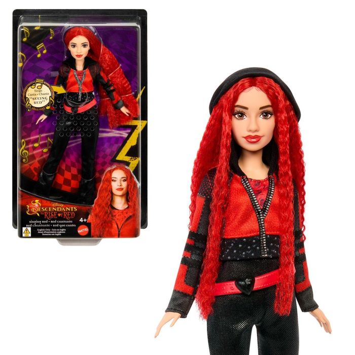 Muñeca Red Cantarina Hwt96 Disney Descendants 1 Muñeca Red Cantarina Hwt96 Disney Descendants 1