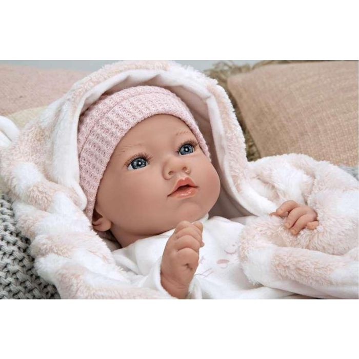 Muñeca elegance 38 cm aria rosa c/ manta (muñeco de peso) (cuerpo vinyl, sexo niña) 20 Muñeca elegance 38 cm aria rosa c/ manta (muñeco de peso) (cuerpo vinyl, sexo niña) 20