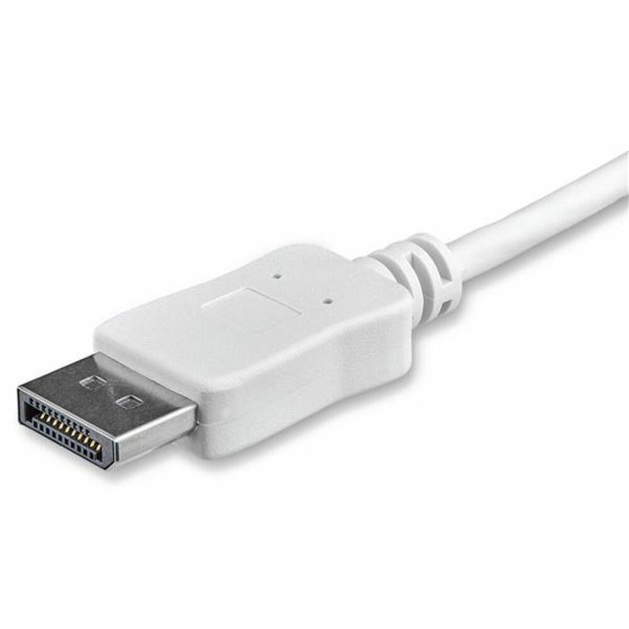 Adaptador USB C a DisplayPort Startech CDP2DPMM1MW Blanco 1 m 2