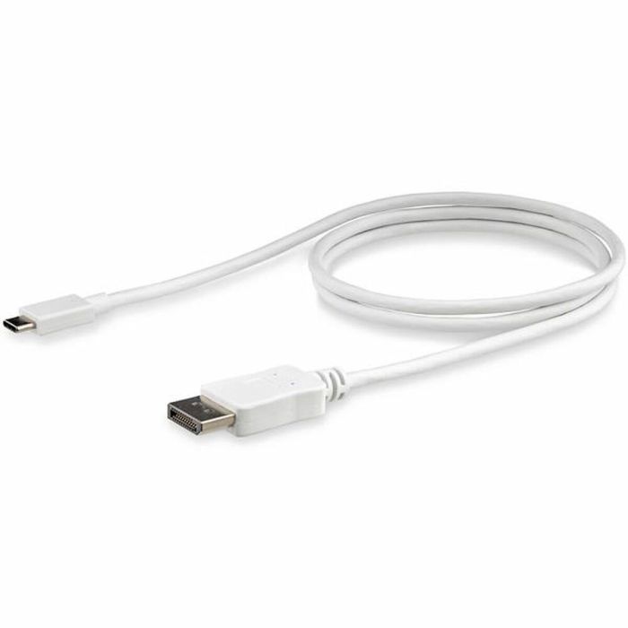 Adaptador USB C a DisplayPort Startech CDP2DPMM1MW Blanco 1 m 3