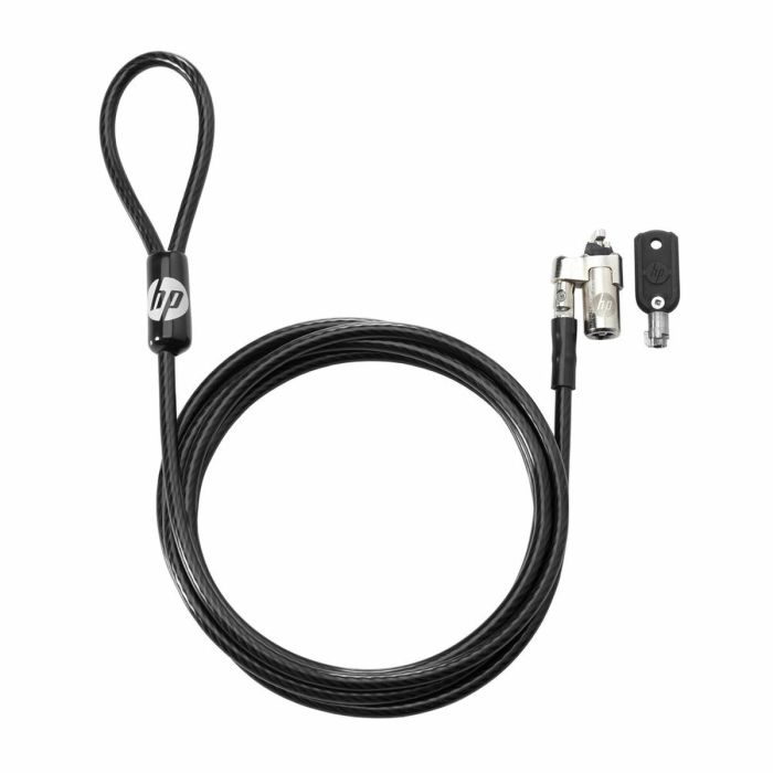 HP Cable de seguridad con llave para portátil de 10mm negro