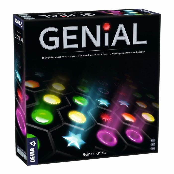 Devir Juego Mesa Genial 2024 - Diseñado por Reiner Knizia, Nominado al Juego del Año 2004, para 2-4 Jugadores, 45 Minutos, Edad 8+ 0 Devir Juego Mesa Genial 2024 - Diseñado por Reiner Knizia, Nominado al Juego del Año 2004, para 2-4 Jugadores, 45 Minutos, Edad 8+ 0