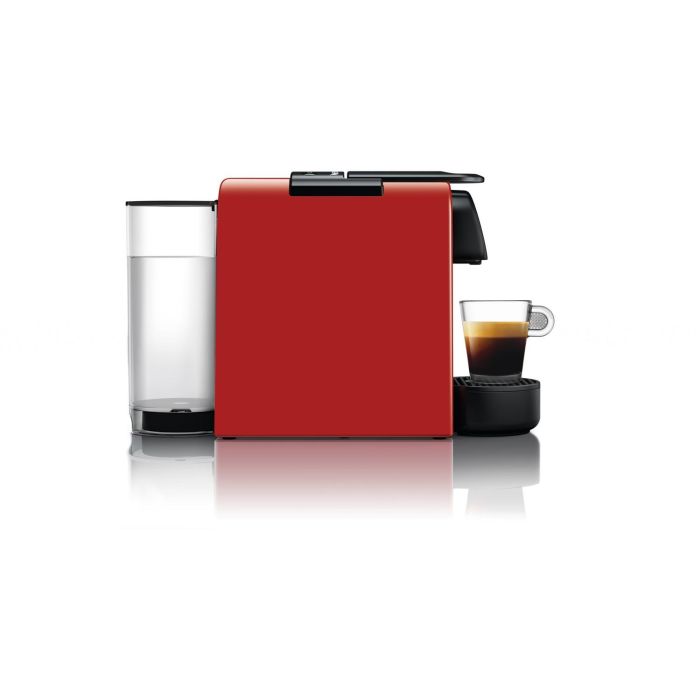 DeLonghi Cafetera Nespresso Essenza Mini EN 85.R, 19 bares, 0.6L, Automática, Rojo 2