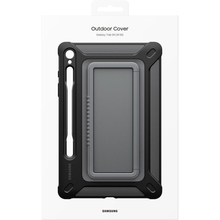 Samsung EF-RX710CBEGWW. Funda Outdoor negra para Galaxy Tab S9 11". Resistente a golpes y rayones con portabolígrafo. 8
