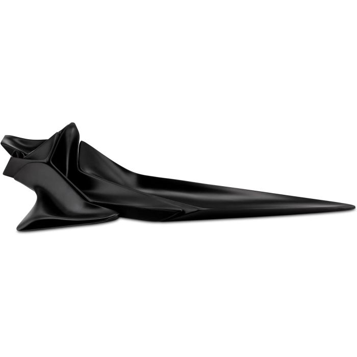 Alessi ZH02 Centro de Mesa en Melamina Negro, Diseño Zaha Hadid, 5 Piezas Alessi ZH02 Centro de Mesa en Melamina Negro, Diseño Zaha Hadid, 5 Piezas
