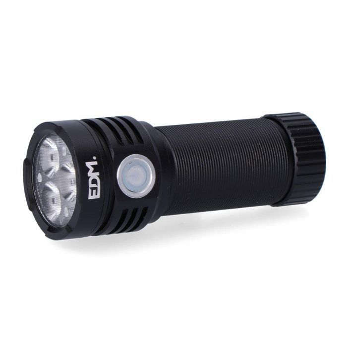 Edm Linterna LED 30W 3300lm Recargable, Aluminio, 3 LEDs, USB Tipo C, IP54 0 Edm Linterna LED 30W 3300lm Recargable, Aluminio, 3 LEDs, USB Tipo C, IP54 0