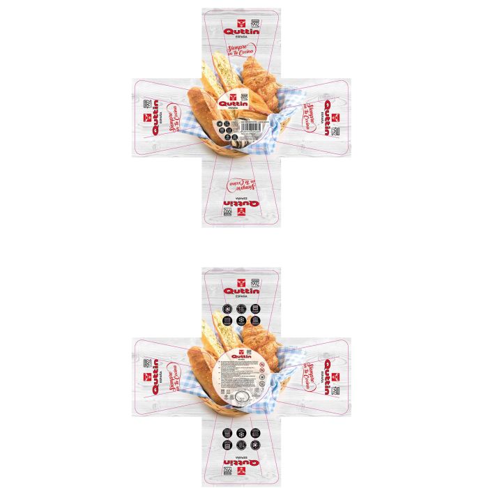 Quttin Bol Mezclador Vidrio 24 cm - 3.8L (6 Unidades)